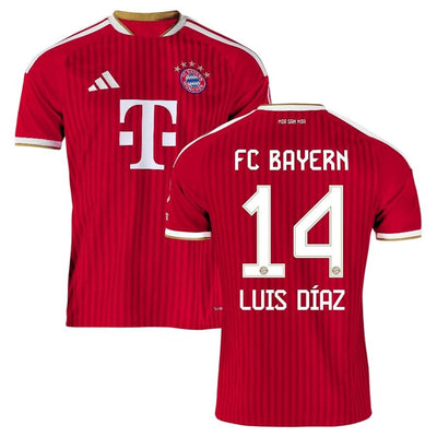 Maillot Bayern Munich Luis Diaz Domicile Homme 2026 2027 Pas Cher - 90+3 | Maillot de Foot Pas Cher 2026 2027