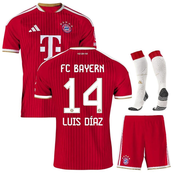 Kit Enfant Bayern Munich Luis Diaz 2026 2027 Pas Cher - 90+3 | Maillot de Foot Enfant Pas Cher 2026 2027