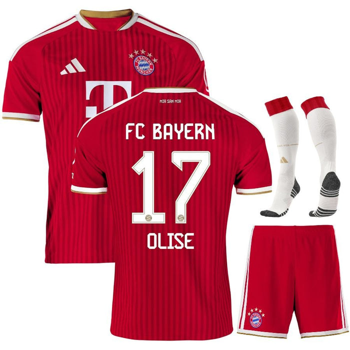 Kit Enfant Bayern Munich Olise 2026 2027 Pas Cher - 90+3 | Maillot de Foot Enfant Pas Cher 2026 2027