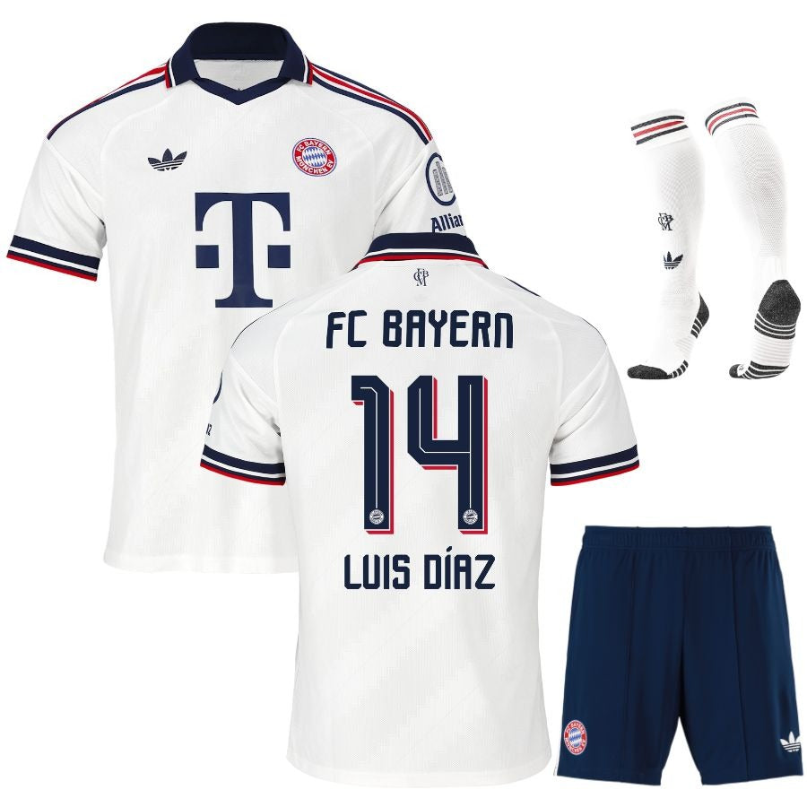 Maillot Bayern Munich Luis Diaz 2026 2027 Pas Cher Maillot Kit Enfant - 90+3 - Maillot de Foot Pas Cher