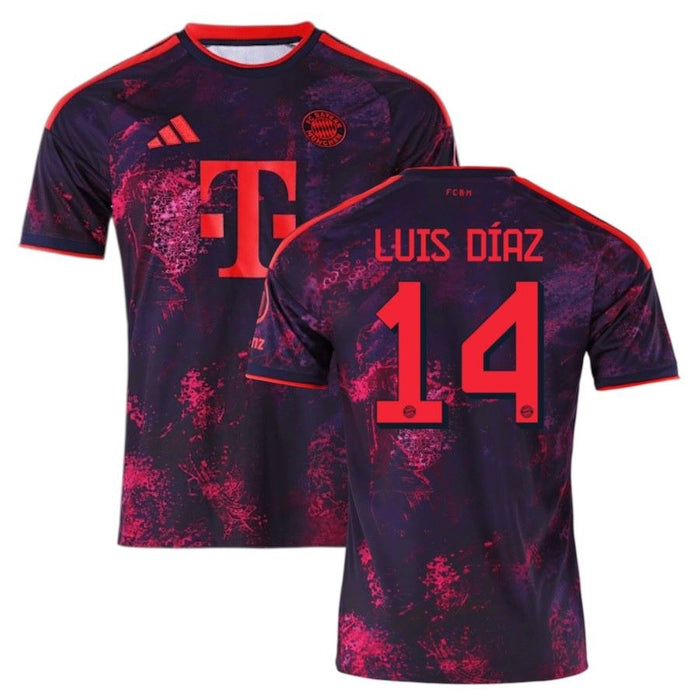 Maillot Bayern Munich Luis Diaz Third Homme 2026 2027 Pas Cher - 90+3 | Maillot de Foot Pas Cher