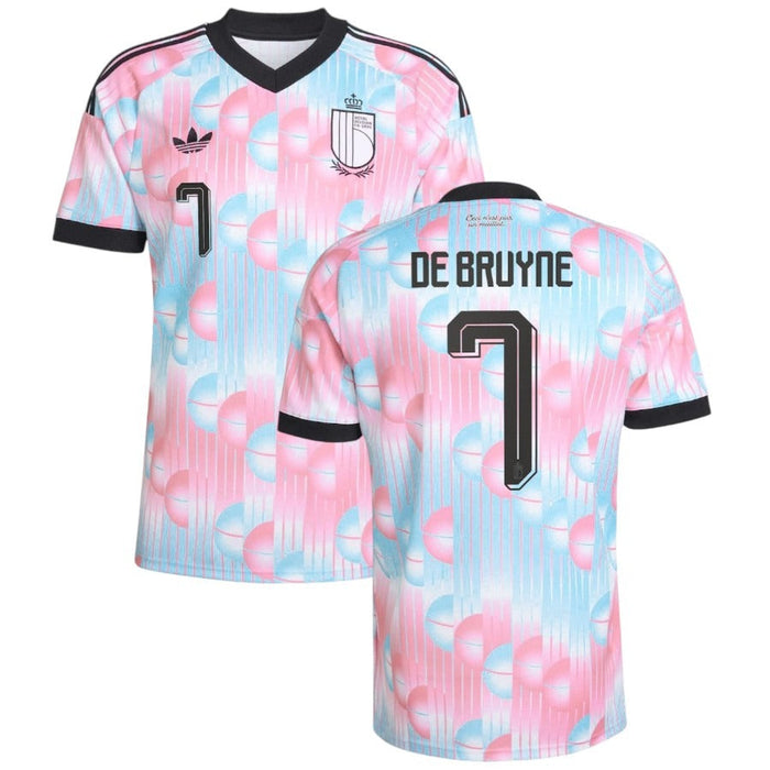 Maillot Belgique De Bruyne Extérieur Homme 2026 2027 Pas Cher - 90+3 | Maillot de Foot Pas Cher 2026 2027