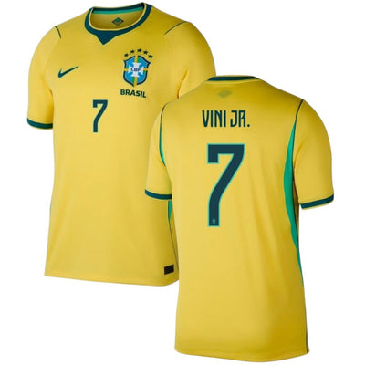Maillot Bresil Vini Jr. Domicile Homme 2026 2027 Pas Cher - 90+3 | Maillot de Foot Pas Cher 2026 2027