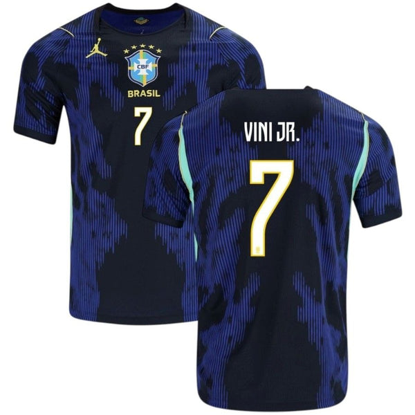 Maillot Bresil Vini Jr. 2026 2027 Pas Cher Maillot Homme - 90+3 - Maillot de Foot Pas Cher