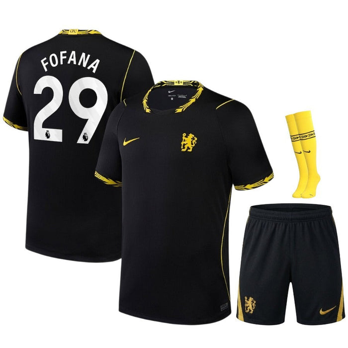 Kit Enfant Chelsea Fofana 2026 2027 Pas Cher - 90+3 | Maillot de Foot Enfant Pas Cher 2026 2027