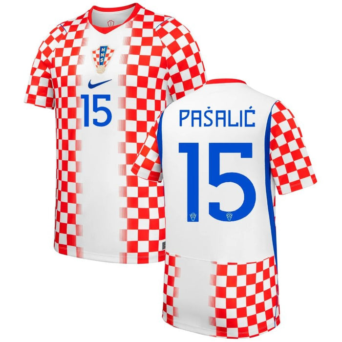 Maillot Croatie Pasalic Domicile Homme 2026 2027 Pas Cher - 90+3 | Maillot de Foot Pas Cher 2026 2027