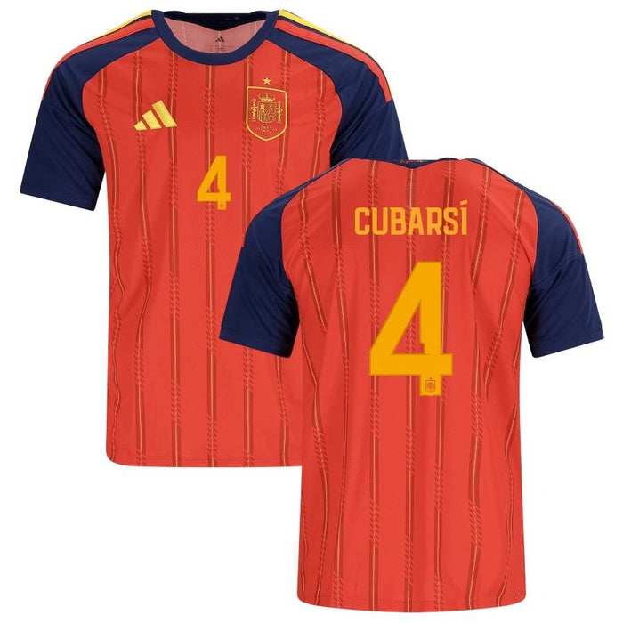 Maillot Espagne Cubarsi Domicile Homme 2026 2027 Pas Cher - 90+3 | Maillot de Foot Pas Cher 2026 2027