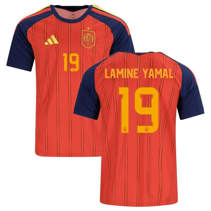 Maillot Espagne Lamine Yamal Domicile Homme 2026 2027 Pas Cher - 90+3 | Maillot de Foot Pas Cher 2026 2027