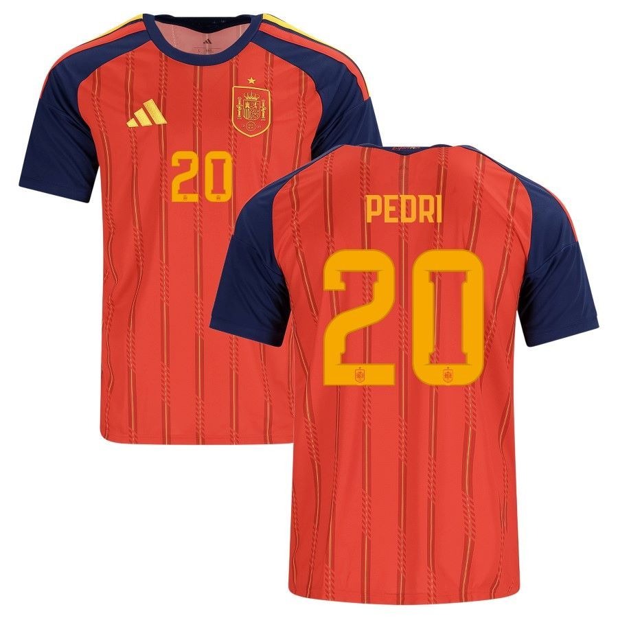 Maillot Espagne Pedri 2026 2027 Pas Cher Maillot Homme - 90+3 - Maillot de Foot Pas Cher