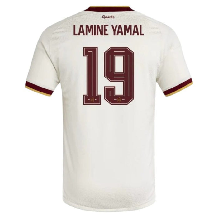 Maillot Lamine Yamal Espagne Extérieur Homme 2026 2027 Pas Cher - 90+3 | Maillot de Foot Pas Cher 2026 2027