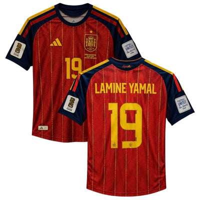 Maillot Finale Espagne Coupe du Monde 2026 1 étoile Domicile Homme 2026 2027 Pas Cher - 90+3 | Maillot de Foot Pas Cher 2026 2027