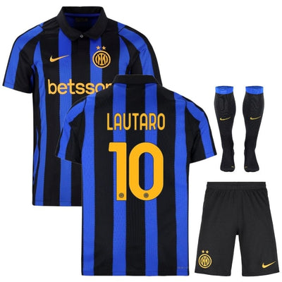 Kit Enfant Inter Milan Lautaro 2026 2027 Pas Cher - 90+3 | Maillot de Foot Enfant Pas Cher 2026 2027