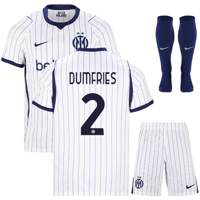 Kit Enfant Inter Milan Dumfries 2026 2027 Pas Cher - 90+3 | Maillot de Foot Enfant Pas Cher 2026 2027