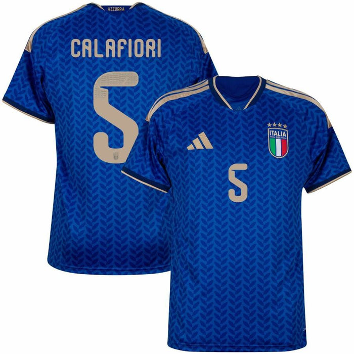 Maillot Italie Calafiori Domicile Homme 2026 2027 Pas Cher - 90+3 | Maillot de Foot Pas Cher 2026 2027