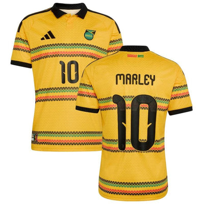 Maillot Jamaique x Bob Marley Domicile Homme 2026 2027 Pas Cher - 90+3 | Maillot de Foot Pas Cher 2026 2027