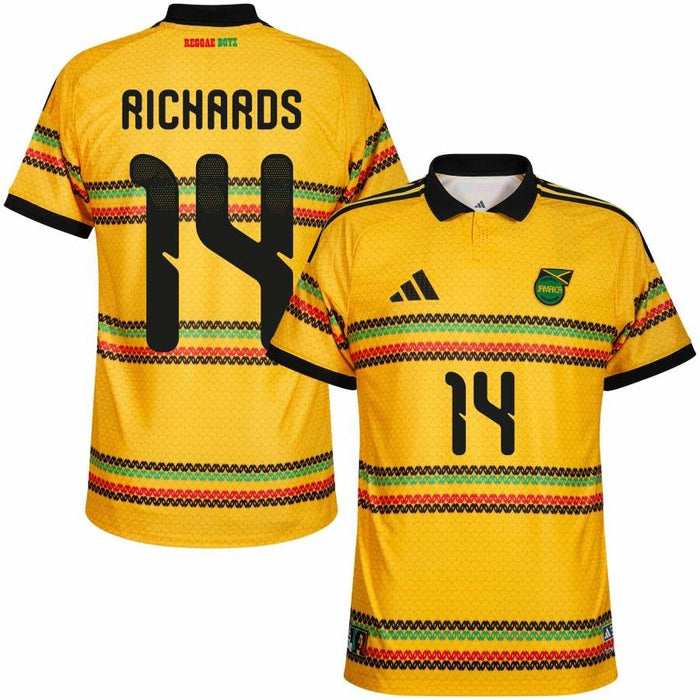 Maillot Jamaique x Bob Marley Domicile Homme 2026 2027 Pas Cher - 90+3 | Maillot de Foot Pas Cher 2026 2027