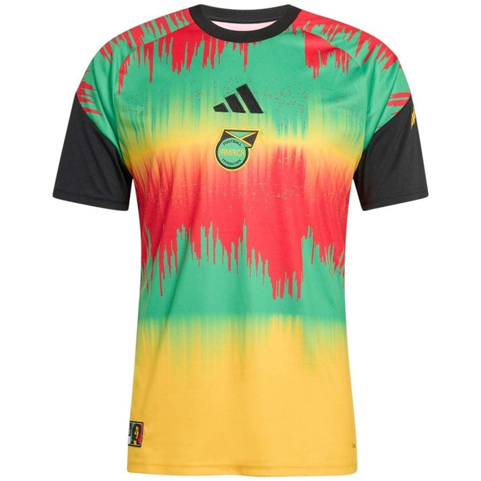 Maillot Jamaique x Bob Marley Pre Match Domicile Homme 2026 2027 Pas Cher - 90+3 | Maillot de Foot Pas Cher 2026 2027