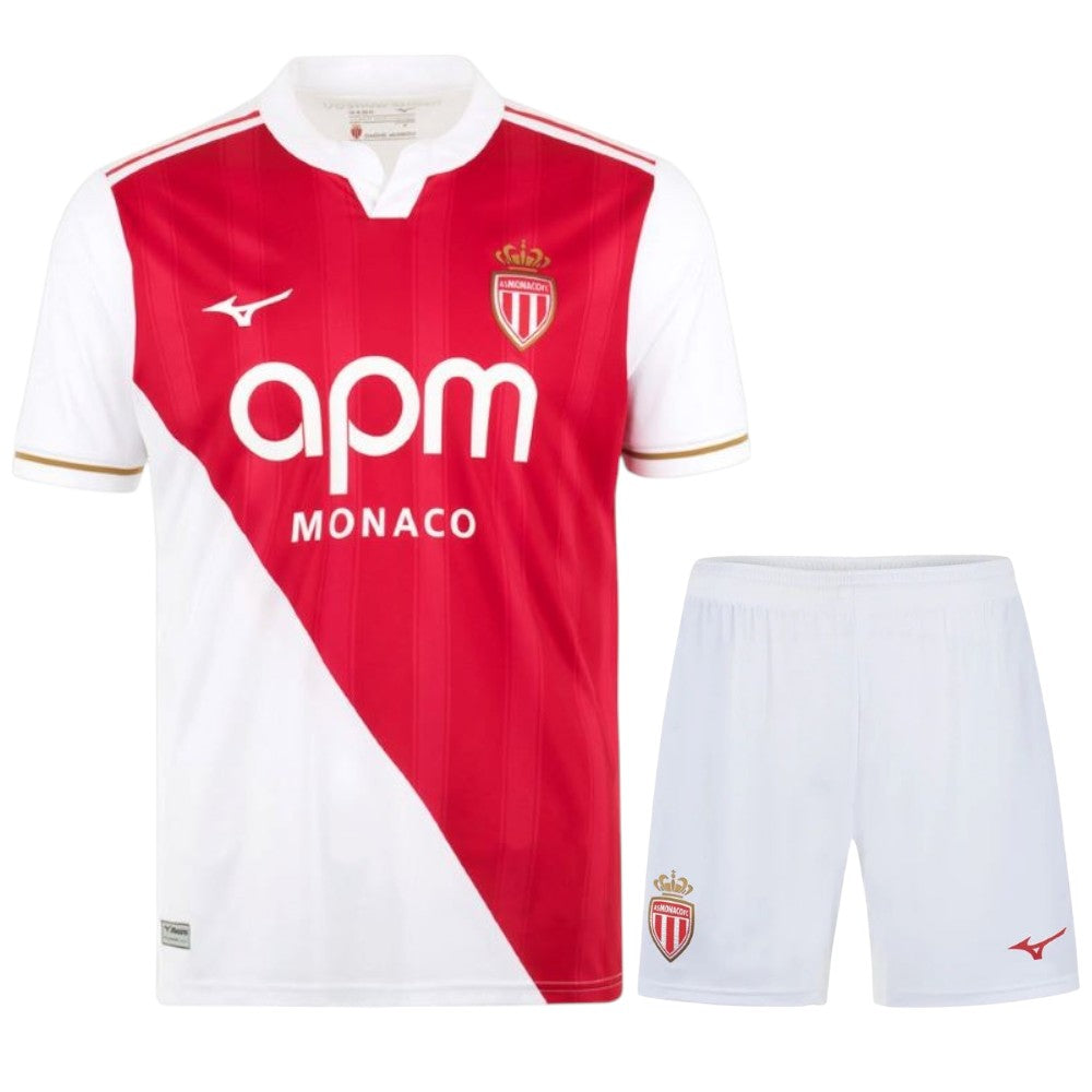 Maillot AS Monaco 2026 2027 Pas Cher Maillot Kit Enfant - 90+3 - Maillot de Foot Pas Cher