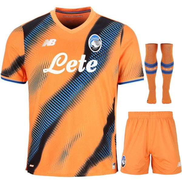 Maillot Atalanta 2026 2027 Pas Cher Maillot Kit Enfant - 90+3 - Maillot de Foot Pas Cher