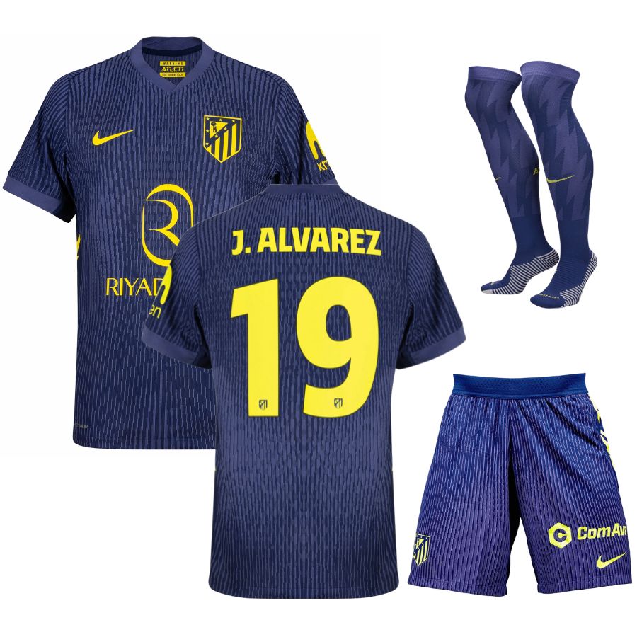 Maillot Atletico Madrid Alvarez 2026 2027 Pas Cher Maillot Kit Enfant - 90+3 - Maillot de Foot Pas Cher