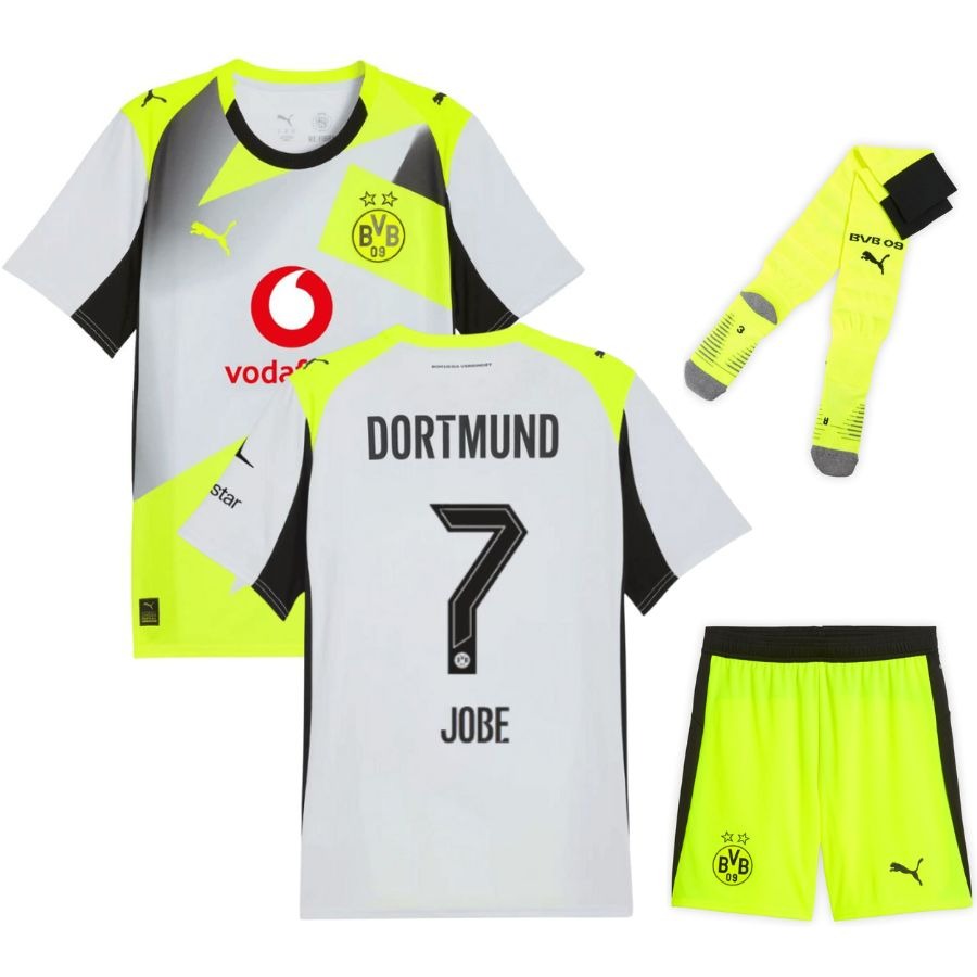 Maillot BVB Dortmund Jobe 2026 2027 Pas Cher Maillot Kit Enfant - 90+3 - Maillot de Foot Pas Cher