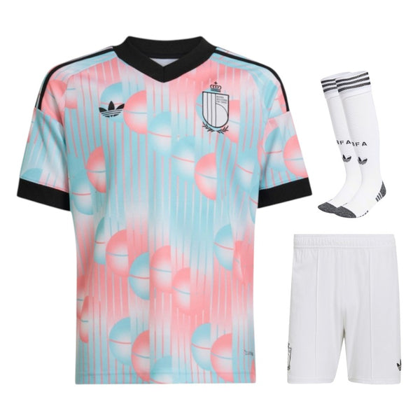 Maillot Belgique 2026 2027 Pas Cher Maillot Kit Enfant - 90+3 - Maillot de Foot Pas Cher