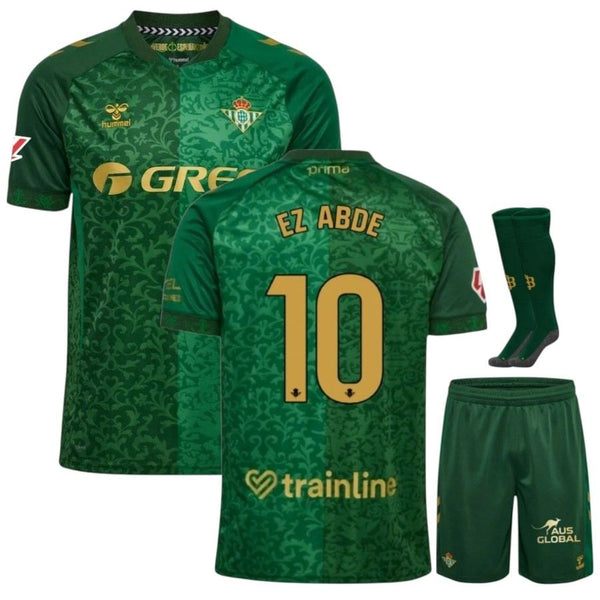 Maillot Betis Seville Abde 2026 2027 Pas Cher Maillot Kit Enfant - 90+3 - Maillot de Foot Pas Cher