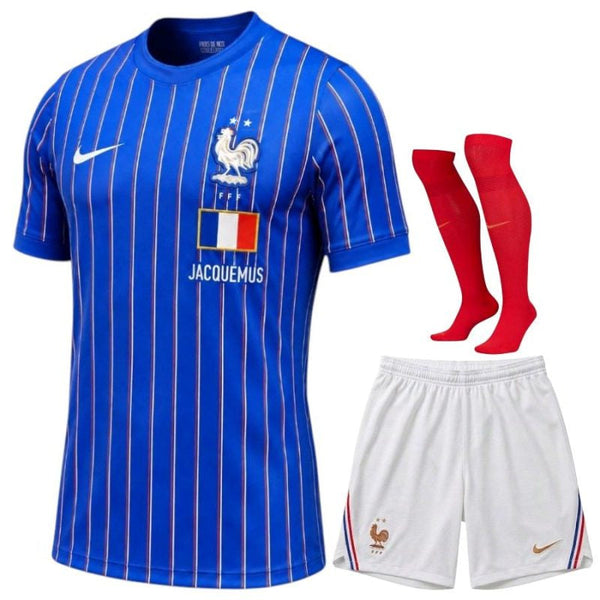 Maillot France 2026 2027 Pas Cher Maillot Kit Enfant - 90+3 - Maillot de Foot Pas Cher