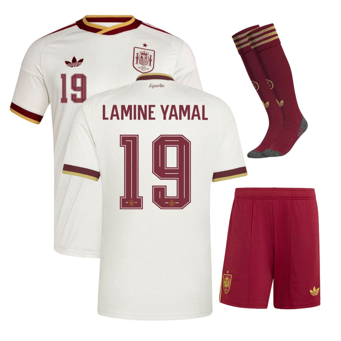 Maillot Espagne Lamine Yamal Extérieur Homme 2026 2027 Pas Cher - 90+3 | Maillot de Foot Pas Cher 2026 2027