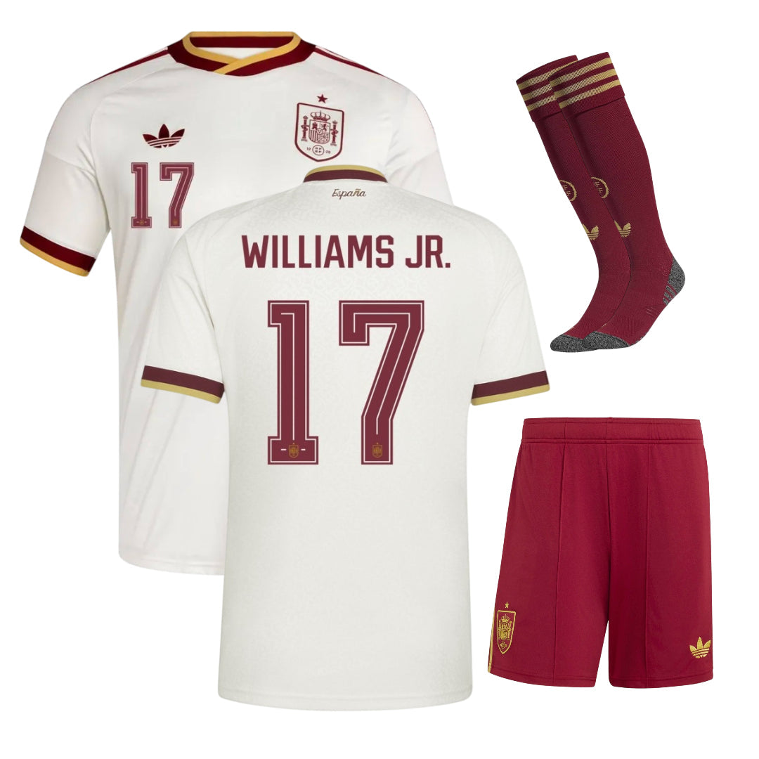 Maillot Espagne Williams Jr. 2026 2027 Pas Cher Maillot Homme - 90+3 - Maillot de Foot Pas Cher