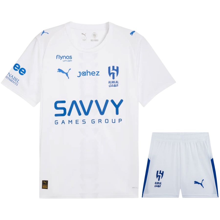 Maillot Al Hilal 2026 2027 Pas Cher Maillot Kit Enfant - 90+3 - Maillot de Foot Pas Cher