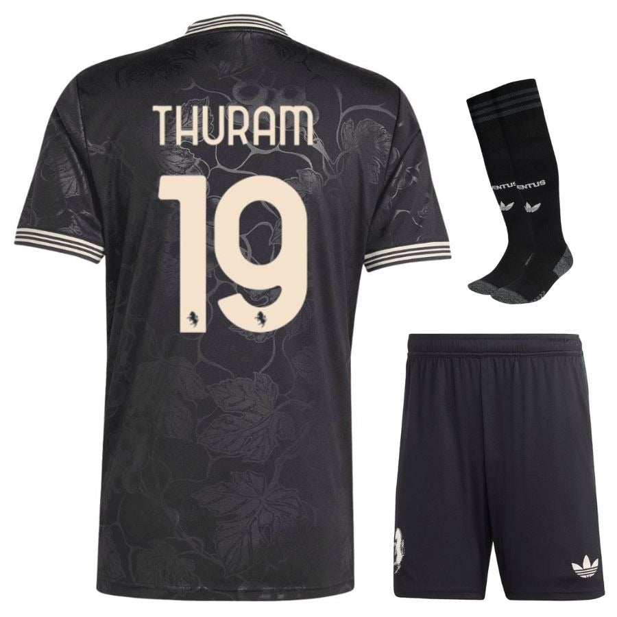 Maillot Juventus Thuram 2026 2027 Pas Cher Maillot Kit Enfant - 90+3 - Maillot de Foot Pas Cher
