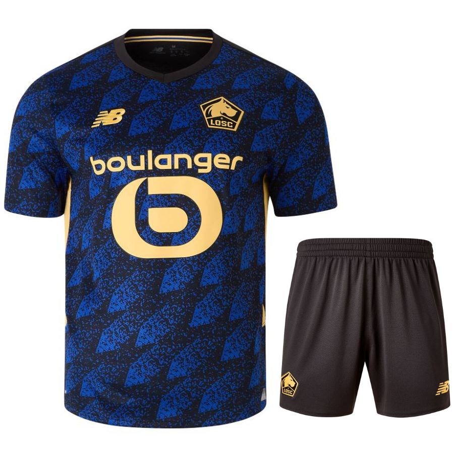 Maillot Lille 2026 2027 Pas Cher Maillot Kit Enfant - 90+3 - Maillot de Foot Pas Cher