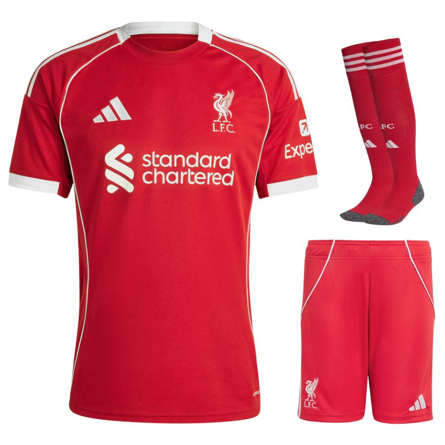 Maillot Liverpool 2026 2027 Pas Cher Maillot Kit Enfant - 90+3 - Maillot de Foot Pas Cher