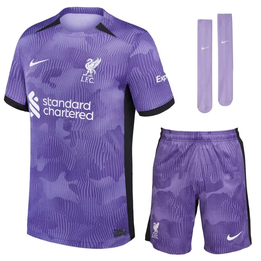 Maillot Liverpool 2026 2027 Pas Cher Maillot Kit Enfant - 90+3 - Maillot de Foot Pas Cher