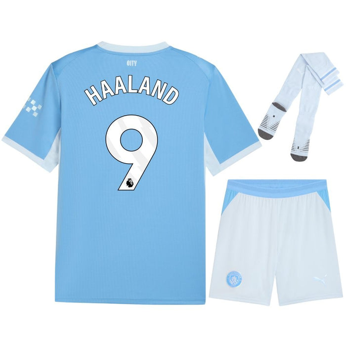 Kit Enfant Manchester City Haaland 2026 2027 Pas Cher - 90+3 | Maillot de Foot Enfant Pas Cher 2026 2027