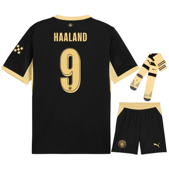 Kit Enfant Manchester City Haaland 2026 2027 Pas Cher - 90+3 | Maillot de Foot Enfant Pas Cher 2026 2027