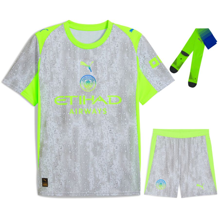 Maillot Manchester City 2026 2027 Pas Cher Maillot Kit Enfant - 90+3 - Maillot de Foot Pas Cher