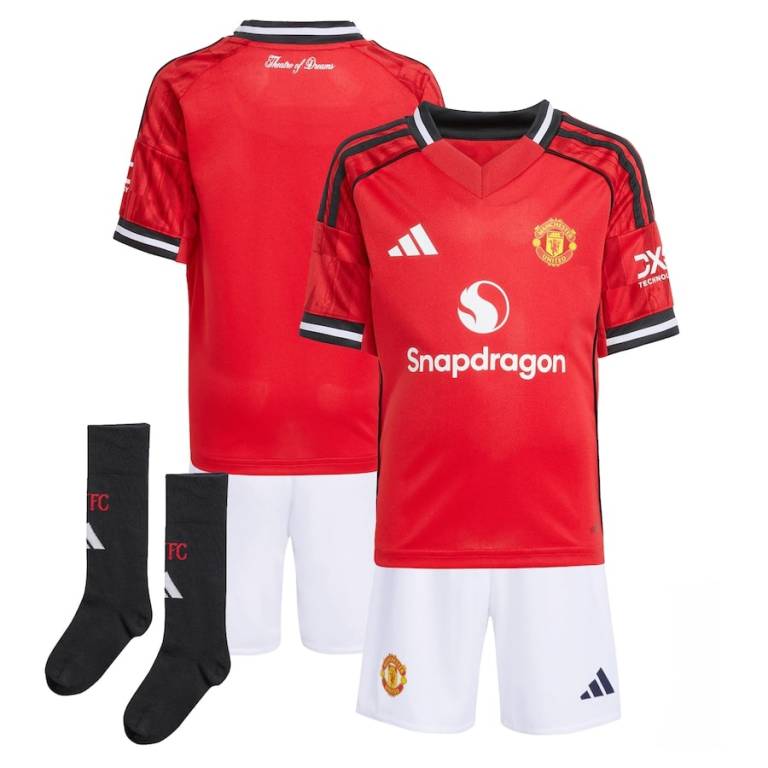 Maillot Manchester United 2026 2027 Pas Cher Maillot Kit Enfant - 90+3 - Maillot de Foot Pas Cher