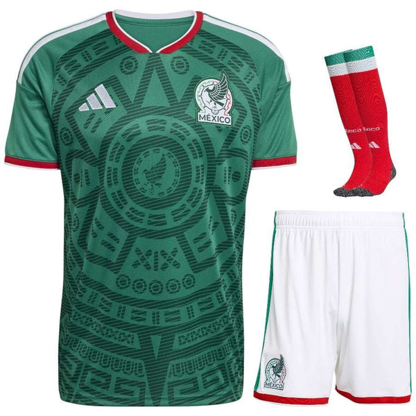 Maillot Mexique 2026 2027 Pas Cher Maillot Kit Enfant - 90+3 - Maillot de Foot Pas Cher