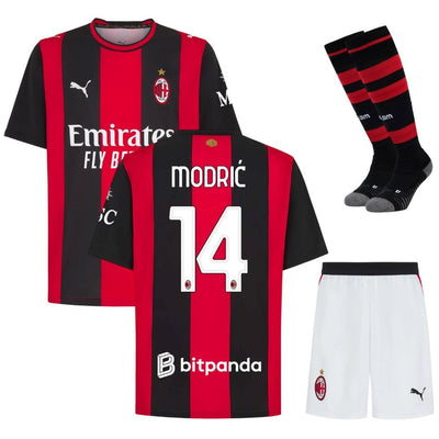 Kit Enfant Milan AC Modric 2026 2027 Pas Cher - 90+3 | Maillot de Foot Enfant Pas Cher 2026 2027