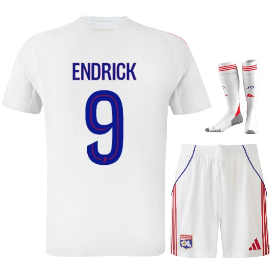 Maillot Lyon OL Endrick 2026 2027 Pas Cher Maillot Kit Enfant - 90+3 - Maillot de Foot Pas Cher