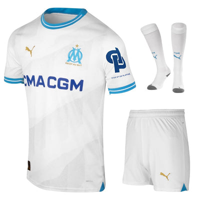 Kit Enfant Marseille Jul 2026 2027 Pas Cher - 90+3 | Maillot de Foot Enfant Pas Cher 2026 2027