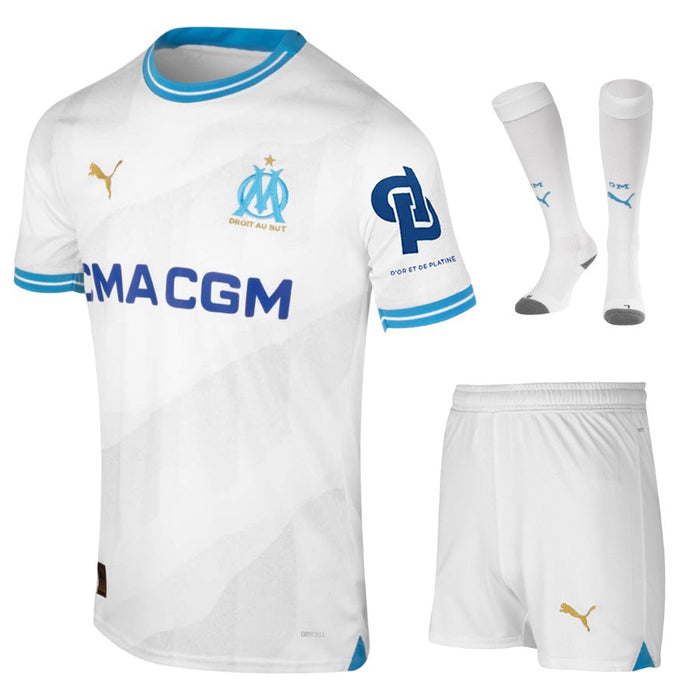 Kit Enfant Marseille Jul 2026 2027 Pas Cher - 90+3 | Maillot de Foot Enfant Pas Cher 2026 2027