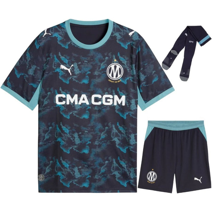 Kit Enfant Marseille OM 2026 2027 Pas Cher - 90+3 | Maillot de Foot Enfant Pas Cher 2026 2027