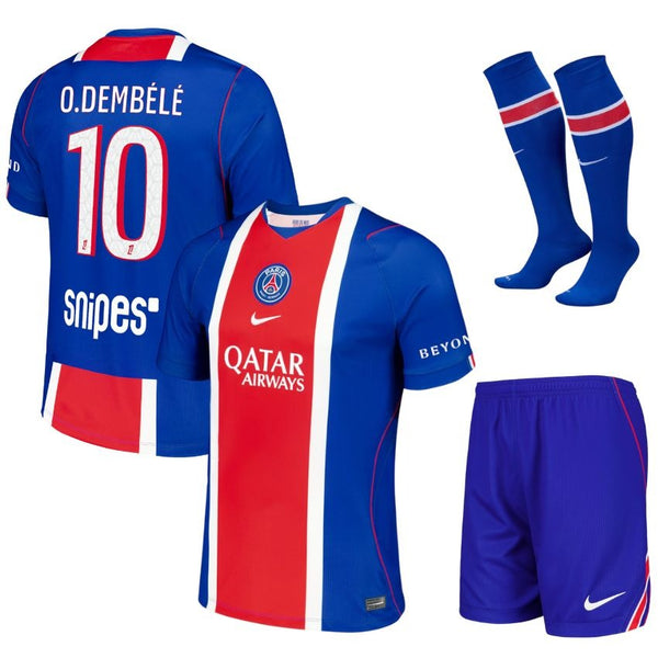 Maillot PSG Dembele 2026 2027 Pas Cher Maillot Kit Enfant - 90+3 - Maillot de Foot Pas Cher