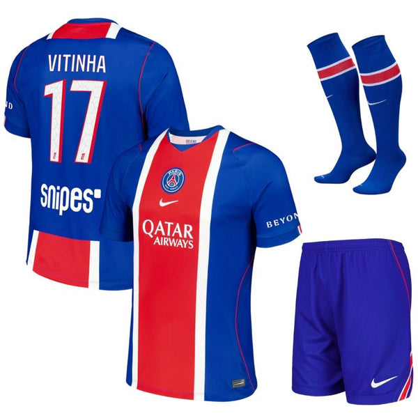 Maillot PSG Vitinha 2026 2027 Pas Cher Maillot Kit Enfant - 90+3 - Maillot de Foot Pas Cher