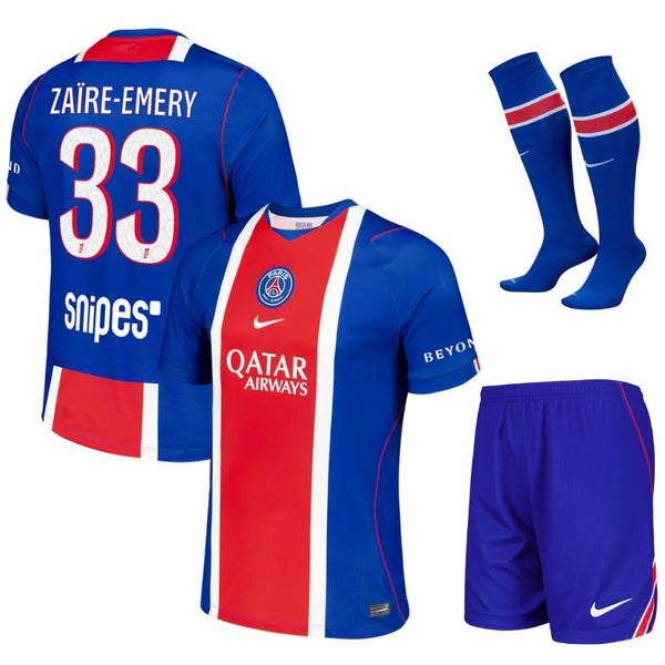 Maillot PSG Zaire Emery 2026 2027 Pas Cher Maillot Kit Enfant - 90+3 - Maillot de Foot Pas Cher