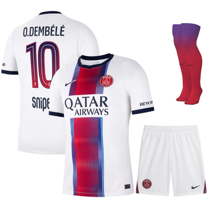 Kit Enfant PSG O.Dembele 2026 2027 Pas Cher - 90+3 | Maillot de Foot Enfant Pas Cher 2026 2027