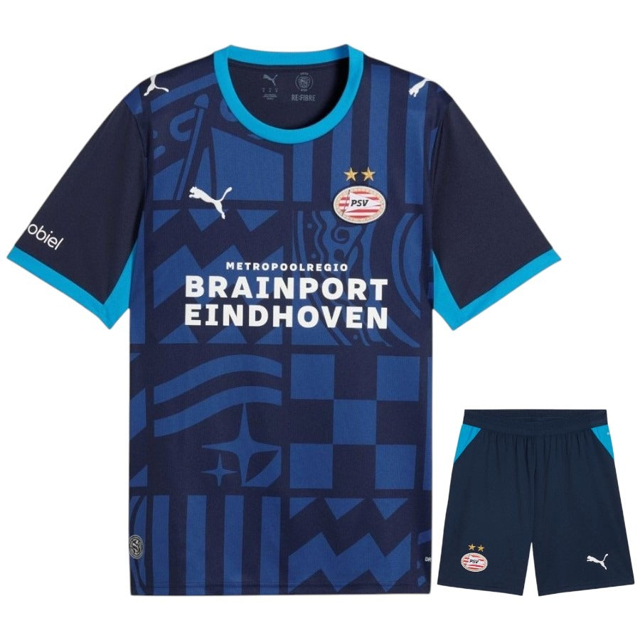 Maillot Eindhoven 2026 2027 Pas Cher Maillot Kit Enfant - 90+3 - Maillot de Foot Pas Cher